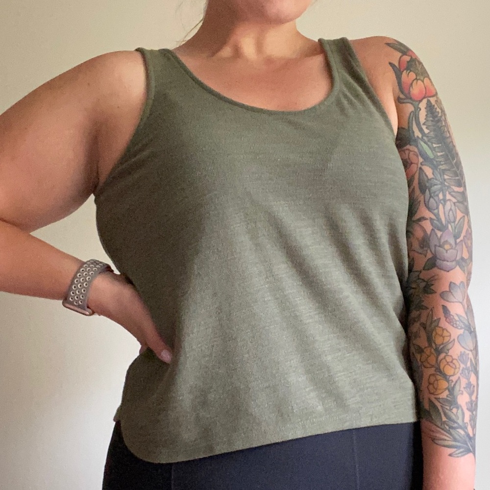 M Forest Green Old Navy Tank Top